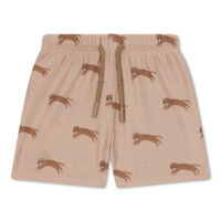 Plavky Boxerky s UPF 50+ Brown Leopard – náhľad 1