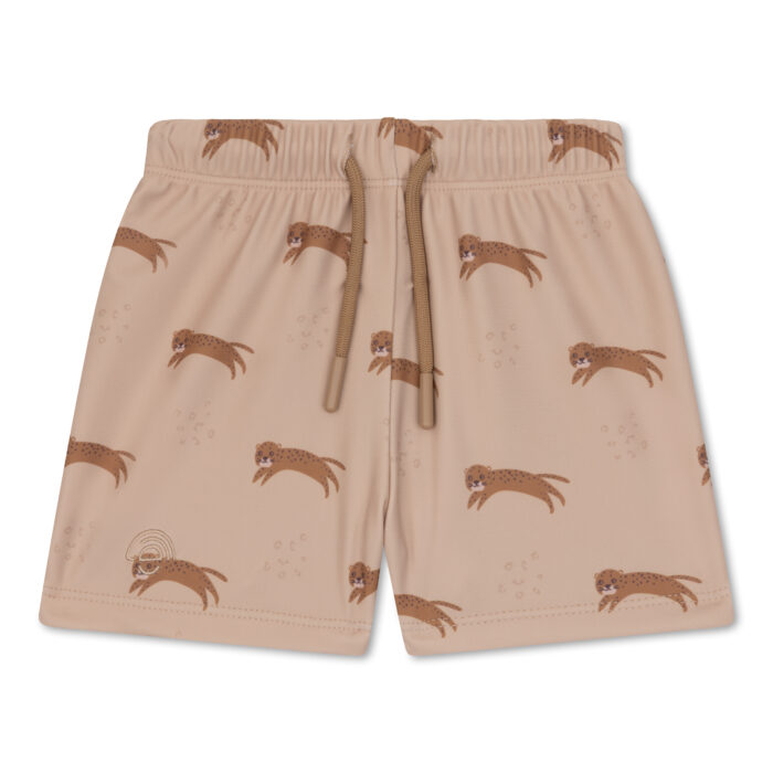 Plavky Boxerky s UPF 50+ Brown Leopard