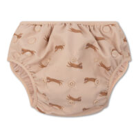 Plavky pre bábätká s UPF 50+ Brown Leopard – náhľad 1
