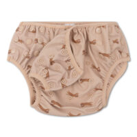 Plavky pre bábätká s UPF 50+ Brown Leopard – náhľad 2