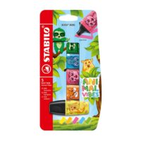 Zvýrazňovač Boss Mini Animal Vibes 5 ks – náhľad 1