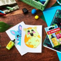 Zvýrazňovač Boss Mini Animal Vibes 5 ks – náhľad 2