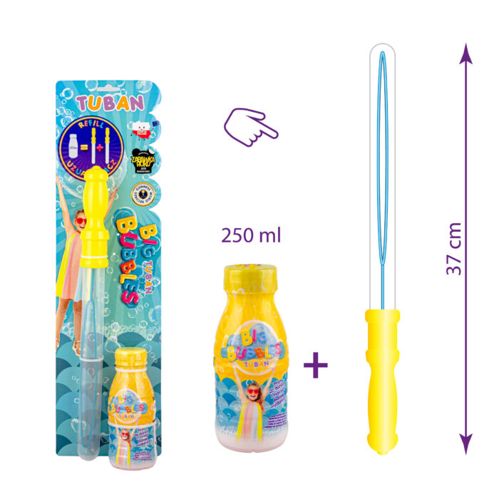 Sada Bublinový meč + tekutina 250 ml (dvojitá náplň)