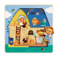 Vkladacie viacvrstvové puzzle Farma – náhľad 3