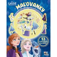 Maľovanky so svietiacimi samolepkami Ľadové kráľovstvo – náhľad 1
