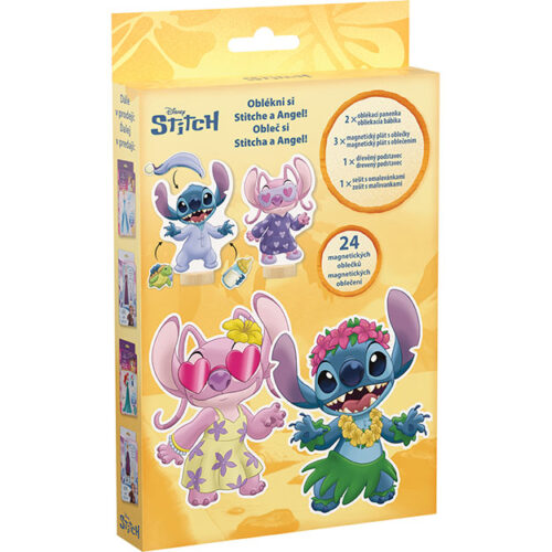 Magnetické obliekanie s maľovankou Lilo & Stitch