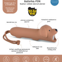 Detská baterka Psík – náhľad 2