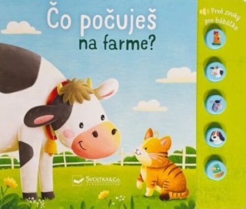 Čo počuješ na farme? Prvé zvuky pre bábätko