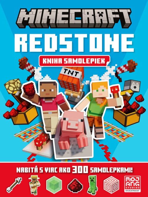 Minecraft Redstone Kniha samolepiek