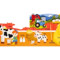Slová na farme Tvarované leporelo – náhľad 2