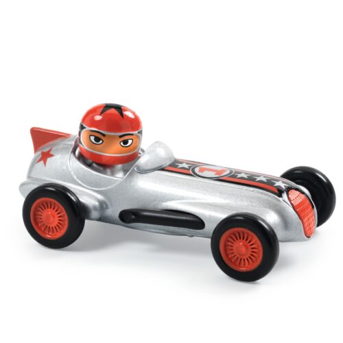 Kovové autíčko Crazy Motors Silver Super Speed