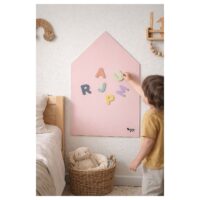 MagneKids Magnetická nástenná tabuľa Domček Staroružová 70 x 44 cm – náhľad 1