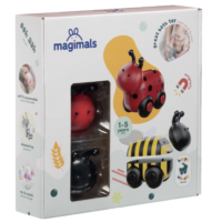 Magnetické zvieratká Magimals Wheely Lienka / Včela – náhľad 1