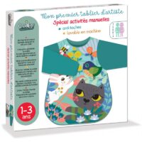 Moja prvá ochranná nepremokavá zástera na maľovanie Mačka – náhľad 1