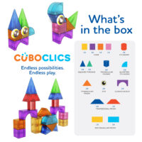 Magnetická stavebnica Cubo Clics Creative Pack 22 ks – náhľad 2