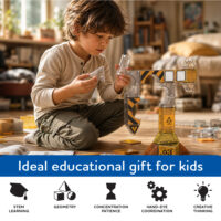 Magnetická stavebnica Cubo Clics Builder set 64 ks – náhľad 3