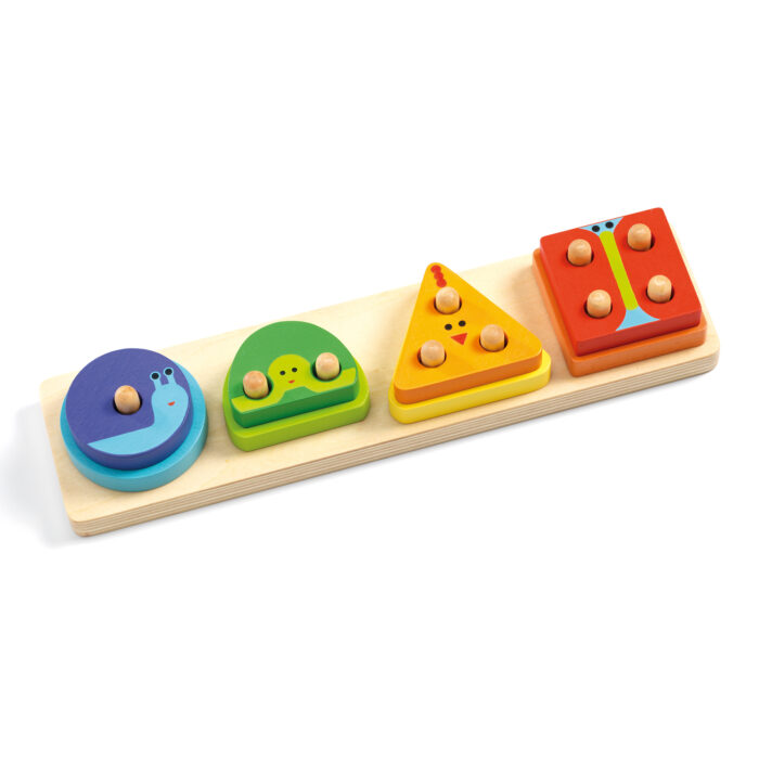 Drevené puzzle 1234 Basic