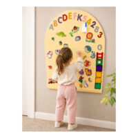 MagneKids Magnetická nástenná tabuľa Oblúk Piesková 95 x 60 cm – náhľad 2