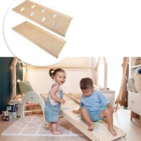 Montessori Šmykľavka Rainbow z brezového dreva – náhľad 2