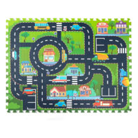 Montessori Puzzle hracia podložka City 12 dielov – náhľad 2