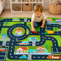 Montessori Puzzle hracia podložka City 12 dielov – náhľad 3