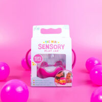 Darčeková sada Senzorická mini fľaša s gélovými doplnkami Pink – náhľad 2