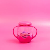 Darčeková sada Senzorická mini fľaša s gélovými doplnkami Pink – náhľad 3