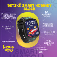 Detské smart hodinky Black – náhľad 3