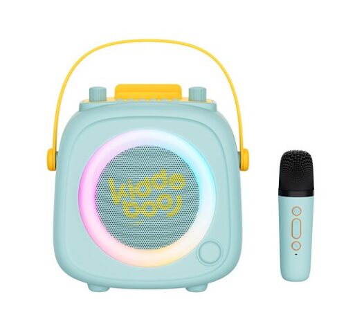 Bluetooth Karaoke set mikrofón a reproduktor KidsVoice Mint