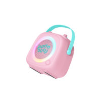 Bluetooth Karaoke set mikrofón a reproduktor KidsVoice Pink – náhľad 2