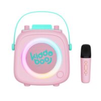 Bluetooth Karaoke set mikrofón a reproduktor KidsVoice Pink – náhľad 1