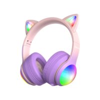 Bezdrôtové detské slúchadlá Delulu DiscoBeats Pink – náhľad 1