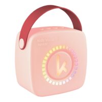 Bluetooth Mini Karaoke set mikrofón a reproduktor Pink – náhľad 2