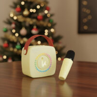 Bluetooth Mini Karaoke set mikrofón a reproduktor Yellow – náhľad 2