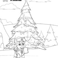 Labková patrola - Adventná škrabacia knižka – náhľad 2