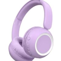 Bezdrôtové slúchadlá s podsvietením Purple – náhľad 1