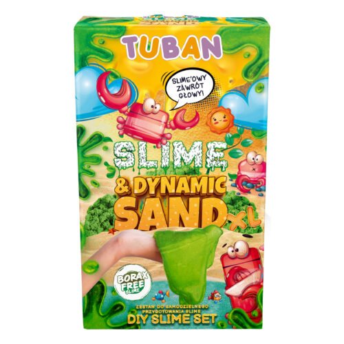 DIY Slime Sada na výrobu slizu s dynamickým pieskom XL